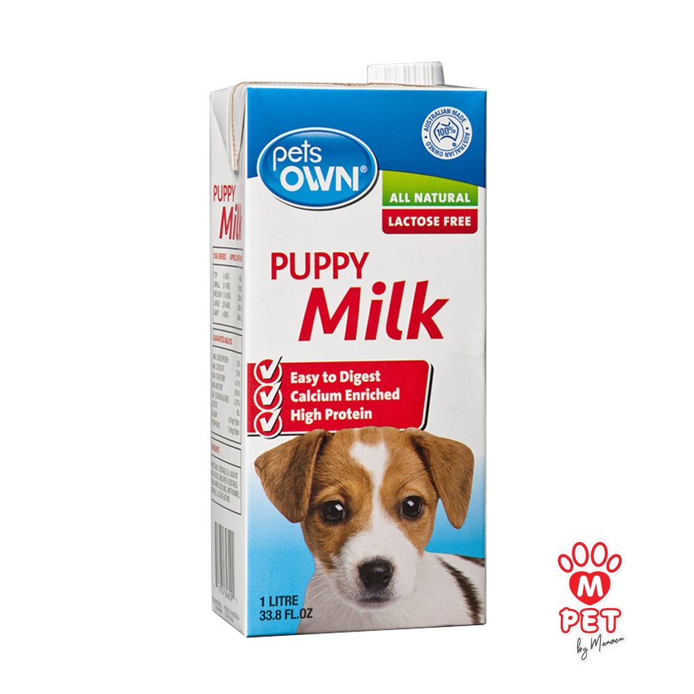 pets own puppy milk